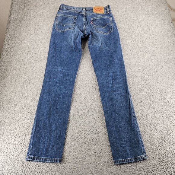 Sold Levis 511 Jeans Mens 30x32 Blue Stretch Denim Slim Fit Straight Leg - Picture 11 of 15